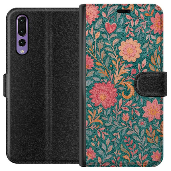 Huawei P20 Pro Tegnebogsetui Floral Dream