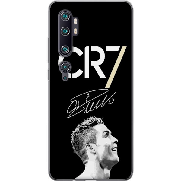 Xiaomi Mi Note 10 Pro Genomskinligt Skal CR7 Ronaldo