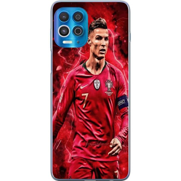 Motorola Edge S Läpinäkyvä kuori Ronaldon Taidot - CR7 Suun