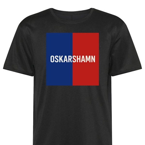 Trenings T-skjorte | Sport T-skjorte for Voksen Oskarshamn – svart X-Large