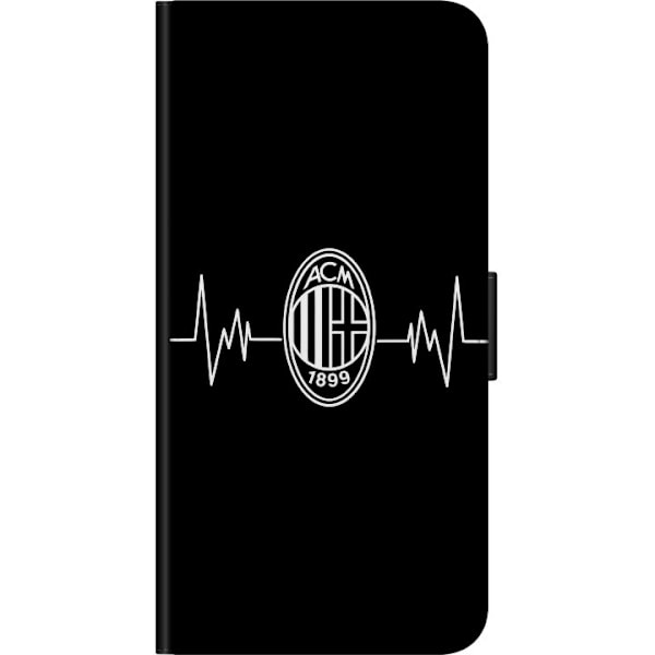 Huawei P40 lite Tegnebogsetui AC Milan