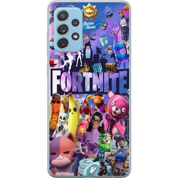 Samsung Galaxy A52 5G Gjennomsiktig deksel Fortnite Skins Emot