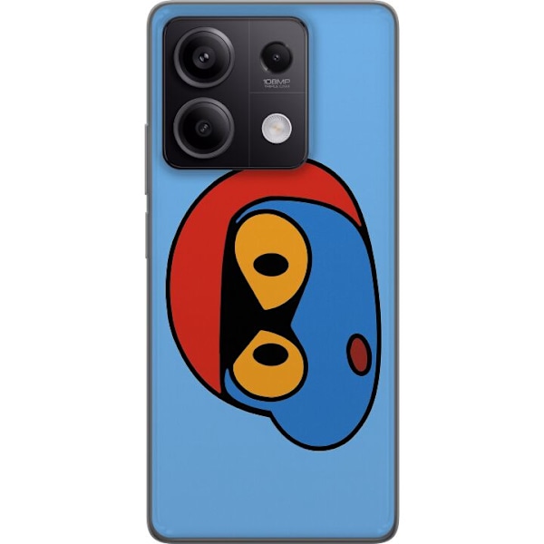 Xiaomi Redmi Note 13 Pro Läpinäkyvä kuori Bold Bot Head