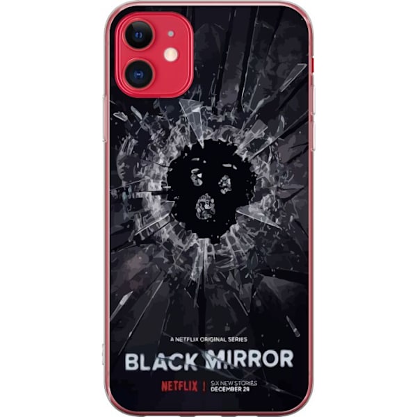 Apple iPhone 11 Gjennomsiktig deksel Black Mirror Sci-Fi Netfl