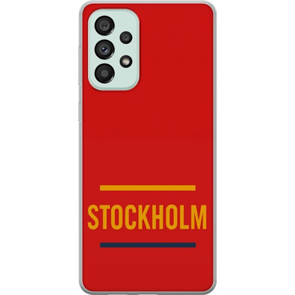 Samsung Galaxy A73 5G Gennemsigtig cover Stockholm – Hockey