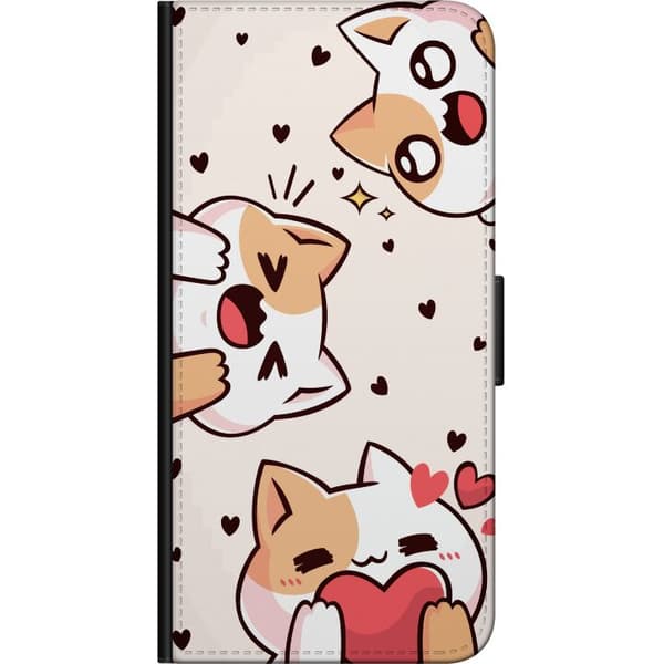 Kompatibelt Lommeboketui til OnePlus 9 Pro Søt katt