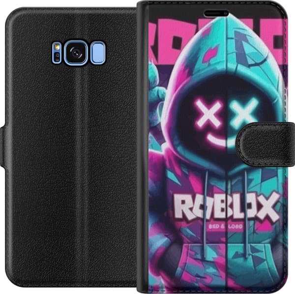 Kompatibelt Plånboksfodral till Samsung Galaxy S8 Roblox | Marshmello