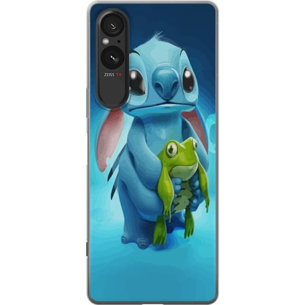 Sony Xperia 10 VI Gjennomsiktig deksel Stitch og frosken