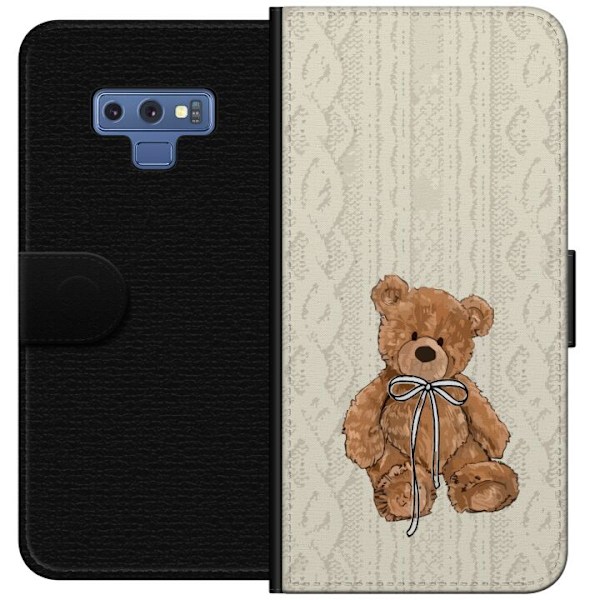 Samsung Galaxy Note9 Tegnebogsetui Lille Teddy – klassisk teddy i enkel design