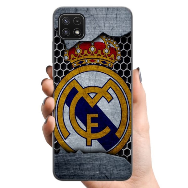 Samsung Galaxy A22 5G TPU Matkapuhelimen kuori Real Madrid CF