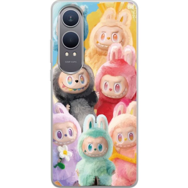 OnePlus Nord CE4 Lite Gennemsigtig cover Labubu Skitse Stil
