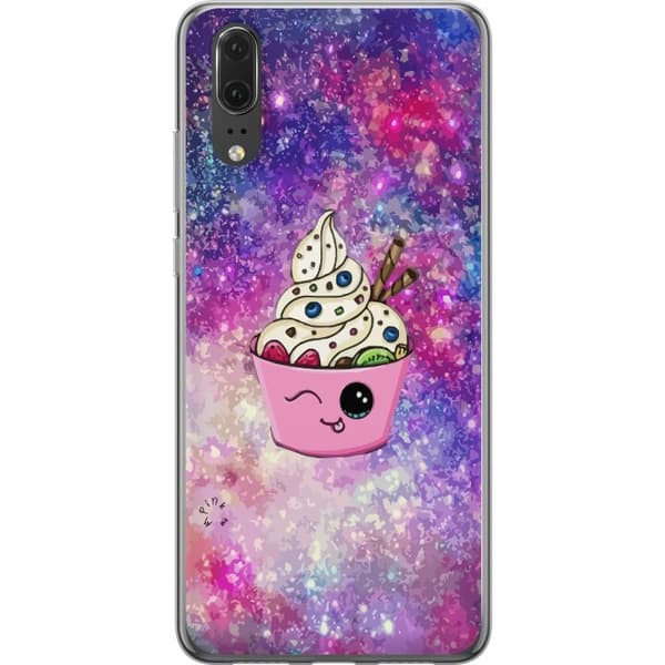 Kompatibelt Mobildeksel til Huawei P20 Kake Rom