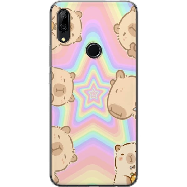 Huawei P Smart Z Gennemsigtig cover Kawaii Capybara Galaxy Sø