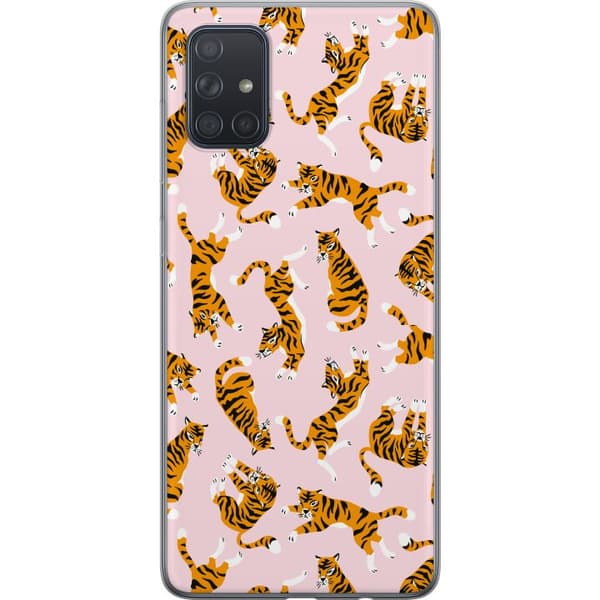 Kompatibelt Mobilskal till Samsung Galaxy A71 Tiger