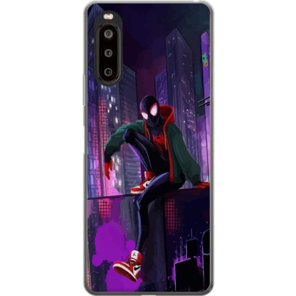 Sony Xperia 10 II Gennemsigtig cover Fortnite - Spider-Man