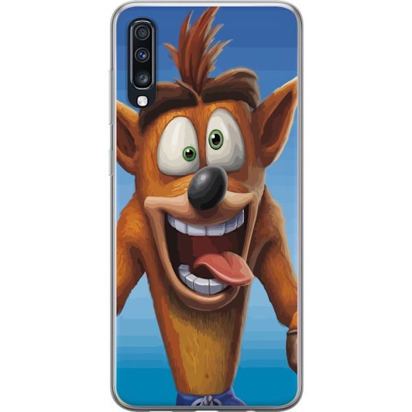 Samsung Galaxy A70 Genomskinligt Skal Crash Bandicoot