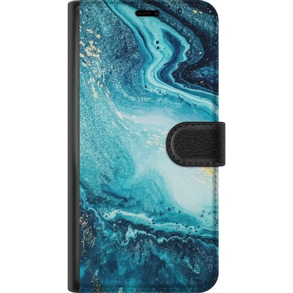 Kompatibelt Lommeboketui til Apple iPhone 16 Marmor