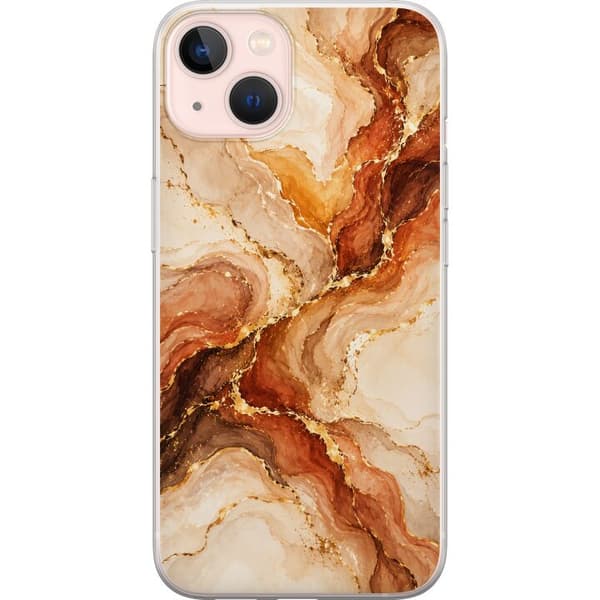 Kompatibelt Mobildeksel til Apple iPhone 13 Høstagat beige