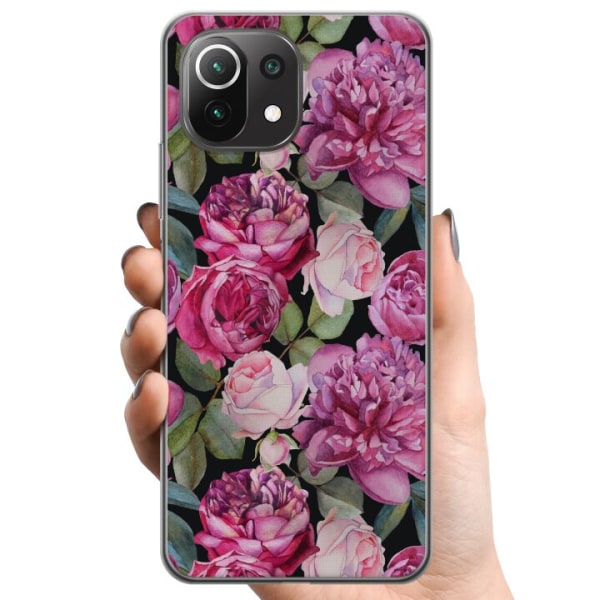 Xiaomi Mi 11 Lite TPU Mobilskal Blommor