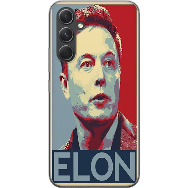 Samsung Galaxy S24 FE Gennemsigtig cover Elon Musk