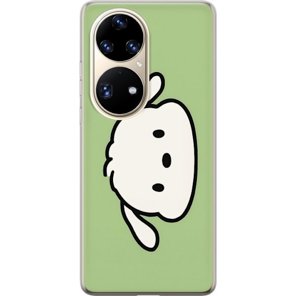 Huawei P50 Pro Gennemsigtig cover Snoopy Flip