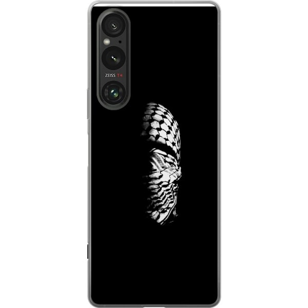 Sony Xperia 1 VI Läpinäkyvä kuori Keffiyeh-kuviointi - klas