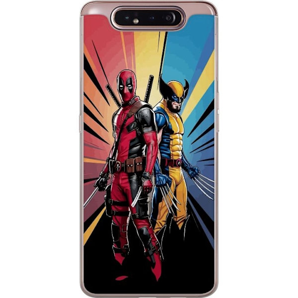 Samsung Galaxy A80 Läpinäkyvä kuori Wolverine