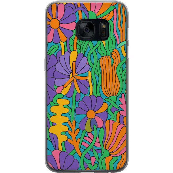 Samsung Galaxy S7 Gennemsigtig cover Farveeksplosion