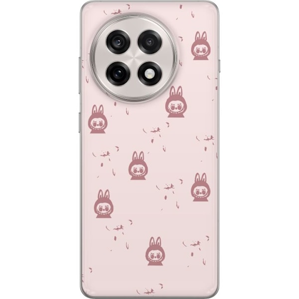 OnePlus 13R Läpinäkyvä kuori Labubu Neon Pop - Neonvärinen