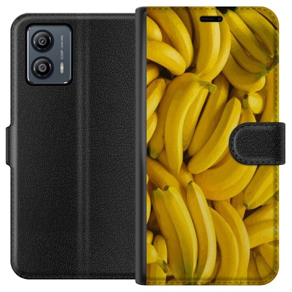 Motorola Moto G53 Tegnebogsetui Banan mønster