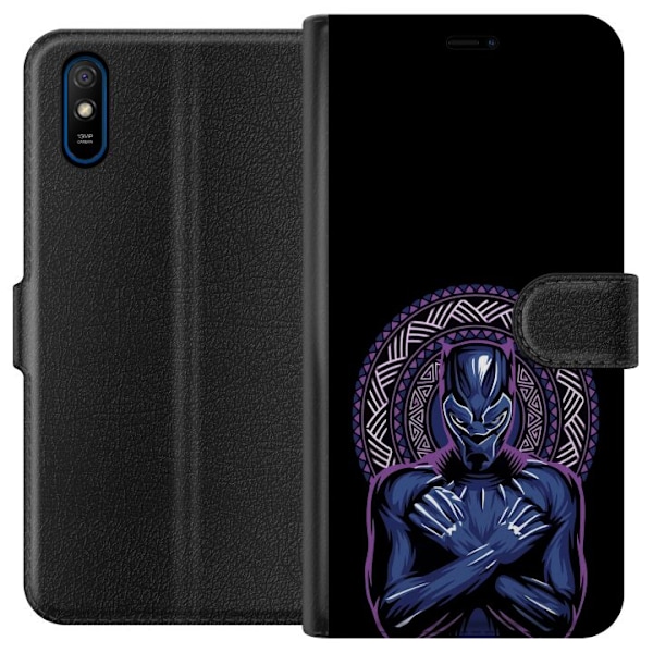 Xiaomi Redmi 9A Plånboksfodral Black Panther: Wakanda Forever