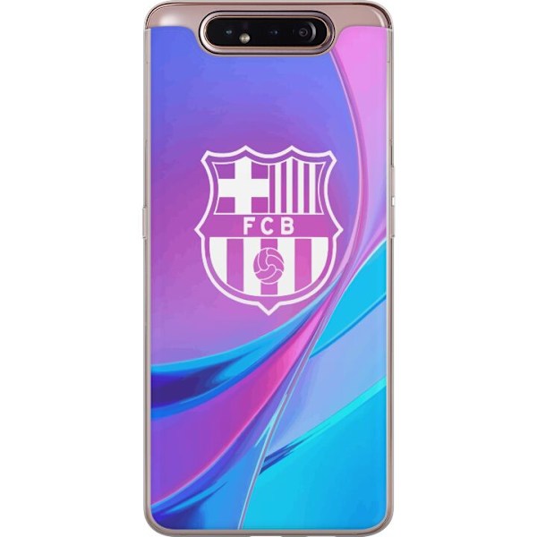 Samsung Galaxy A80 Gennemsigtig cover FC Barcelona