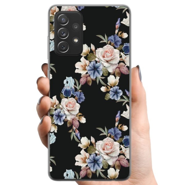 Samsung Galaxy A52 5G TPU Mobilcover Blomster