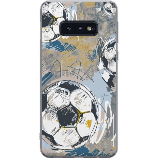 Samsung Galaxy S10e Gennemsigtig cover Fodbold