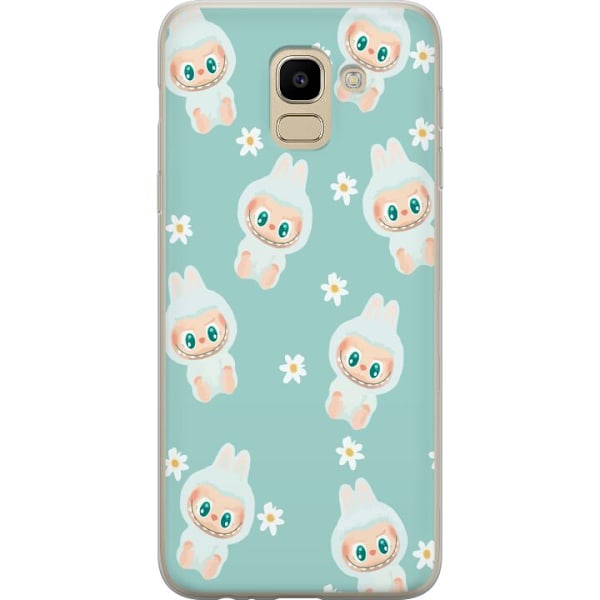 Samsung Galaxy J6 Läpinäkyvä kuori Labubu Candy Vibes