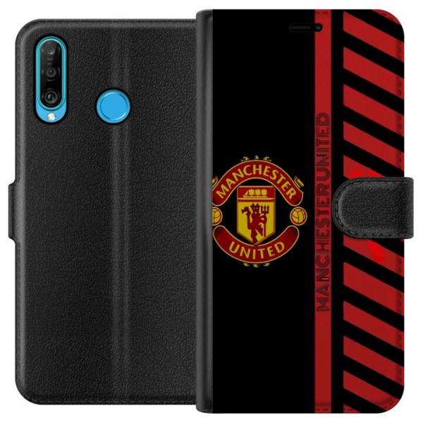 Huawei P30 lite Plånboksfodral Manchester United