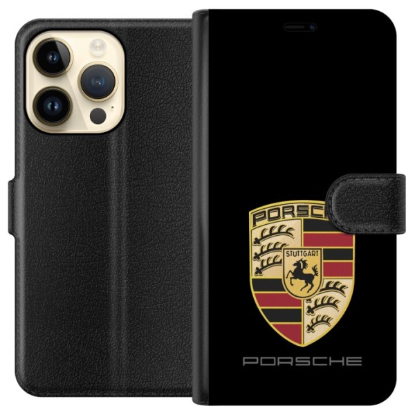 Apple iPhone 14 Pro Plånboksfodral Porsche