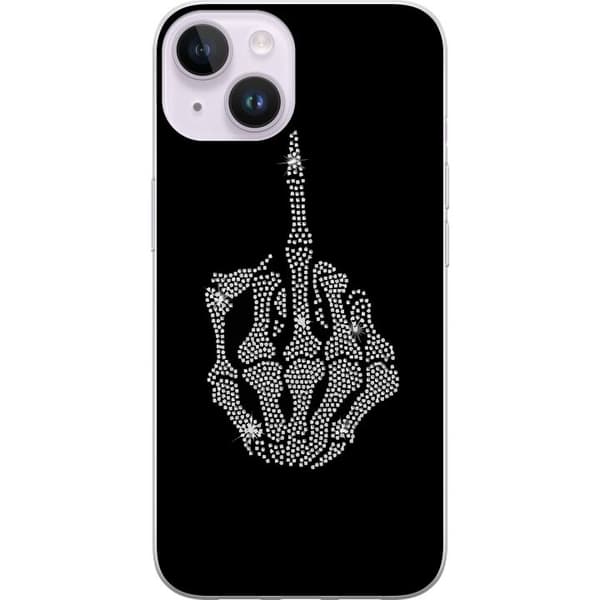 Kompatibel Mobilcover til Apple iPhone 14 Fuck dig Bling