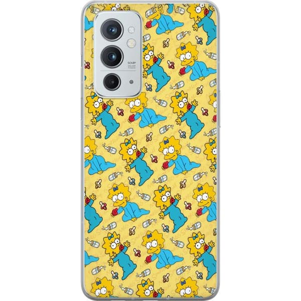 Kompatibelt Mobilskal till OnePlus 9RT 5G Mönster med Maggie Simpson, nappar och nappflaskor gul