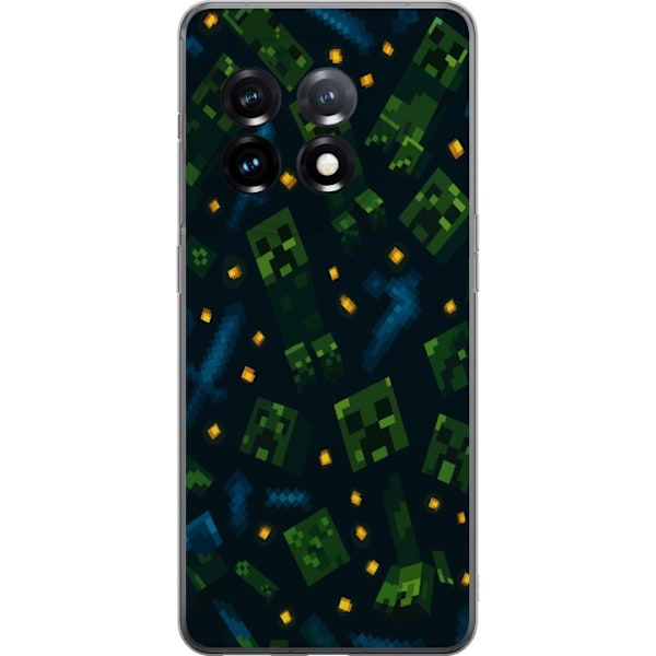 OnePlus 11R Läpinäkyvä kuori Minecraft Dungeons Mob