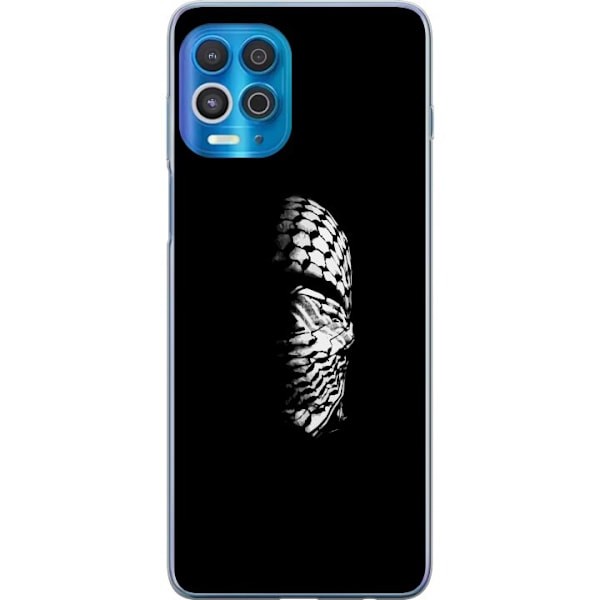 Motorola Edge S Läpinäkyvä kuori Keffiyeh-kuviointi - klass