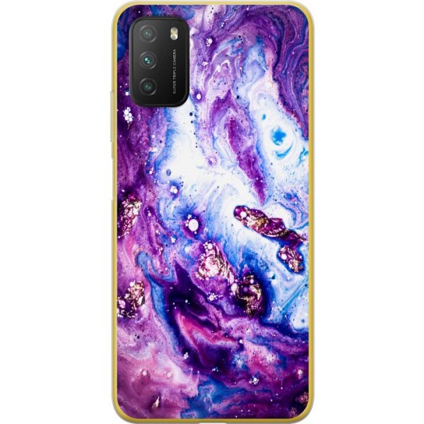 Xiaomi Poco M3  Cover / Mobilcover - Galakse Marmor
