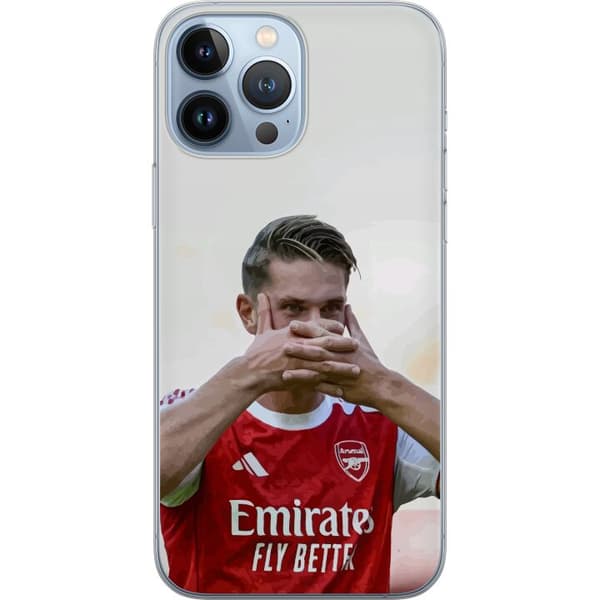Kompatibelt Mobildeksel til Apple iPhone 13 Pro Max Martin Ødegaard Arsenal – Nærbilde av målfeiring i kamptrøye