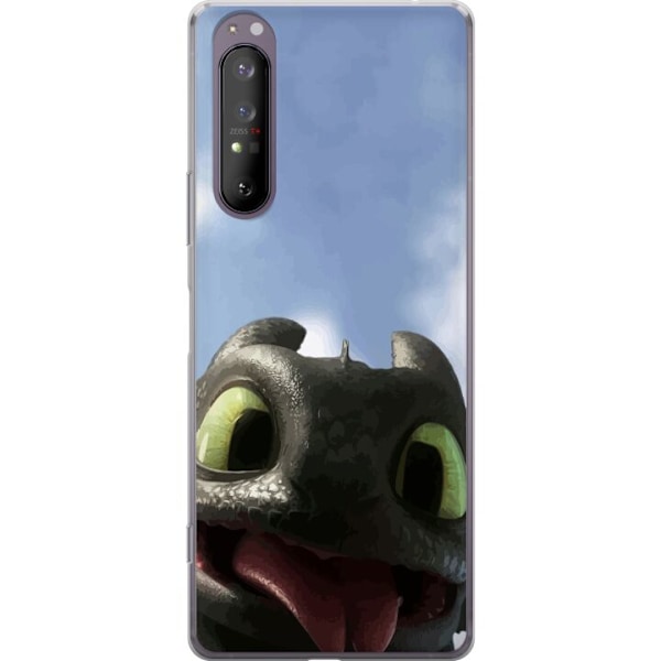 Sony Xperia 1 II Genomskinligt Skal How to Train Your Dragon (Draktränaren)