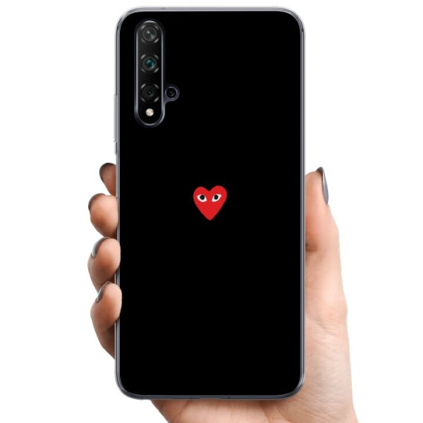 Huawei nova 5T TPU Mobildeksel Hjerte