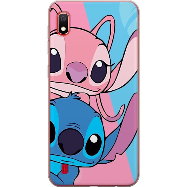 Samsung Galaxy A10 Genomskinligt Skal Stitch & Angel