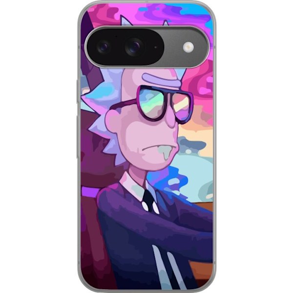 Google Pixel 9 Gennemsigtig cover Rick & Morty