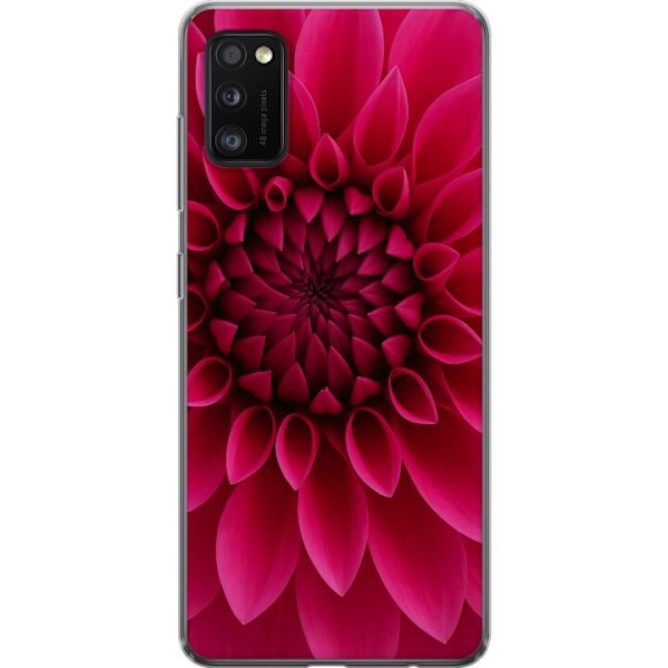 Samsung Galaxy A41 Genomskinligt Skal Rosecore