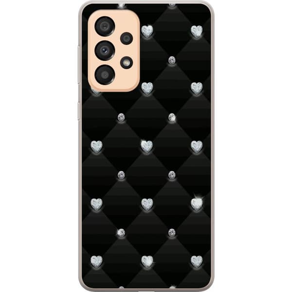 Kompatibel Mobilcover til Samsung Galaxy A33 5G Bling Hjerte