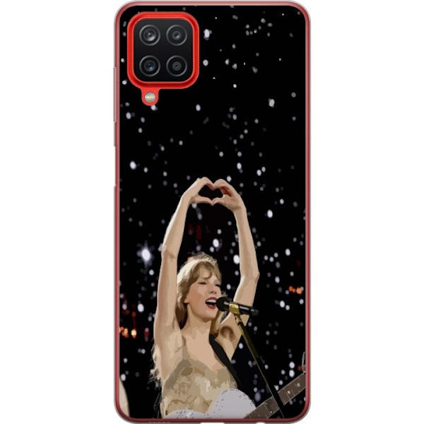 Samsung Galaxy A12 Läpinäkyvä kuori Taylor Swift